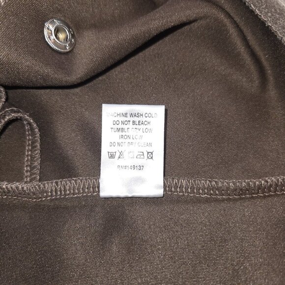 Fashion On Earth Faux Suede Mini Skirt Front Buttons Pockets Large Beige FE22F87 - Picture 7 of 7